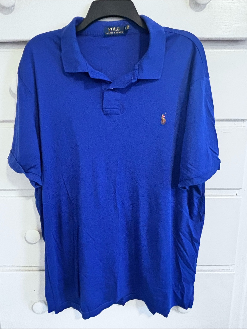Polo by Ralph Lauren Men's Polo Shirt - Cobalt Blue